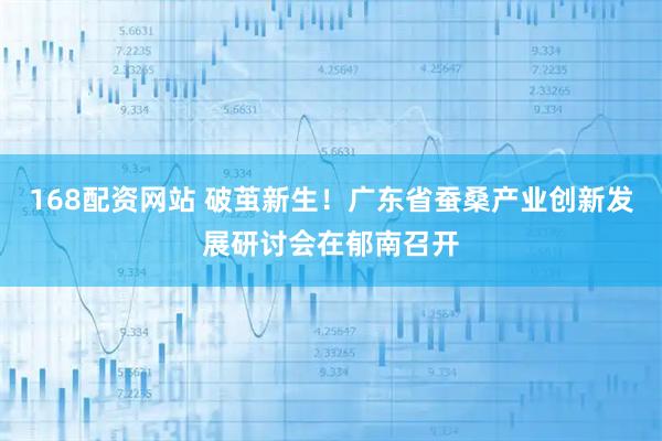 168配资网站 破茧新生！广东省蚕桑产业创新发展研讨会在郁南召开